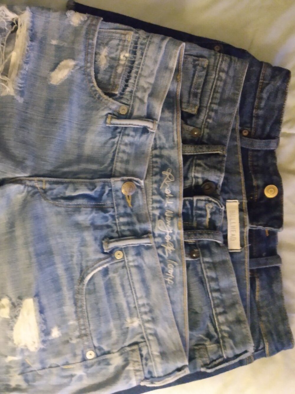 3 pairs of nice small jean shorts